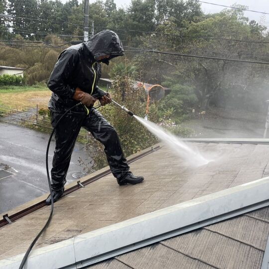 郡山市　屋根塗装工事