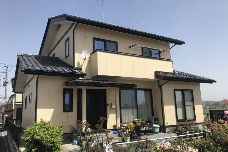 郡山市外壁塗装ビフォーアフター