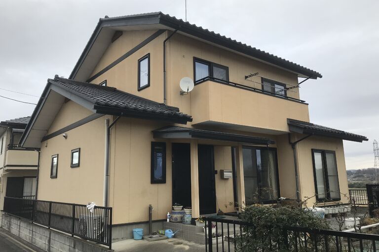 郡山市外壁塗装ビフォーアフター