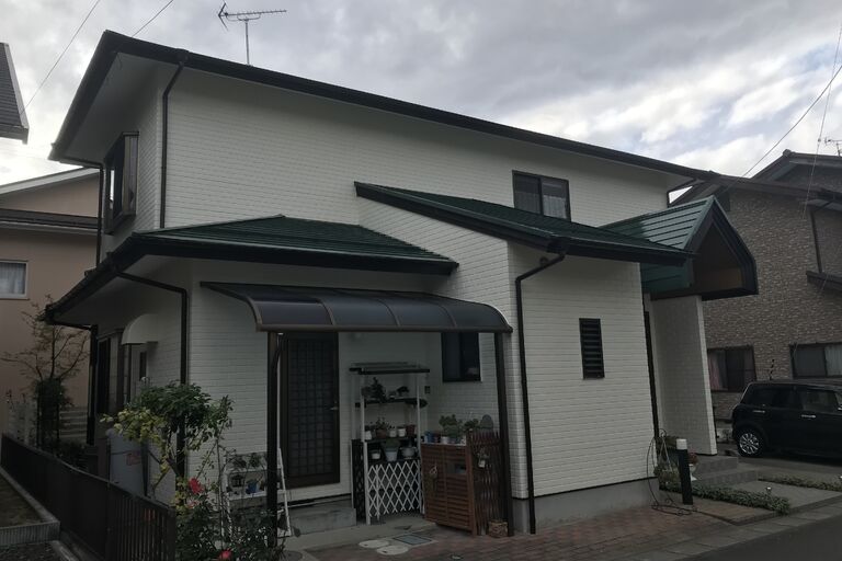 郡山市外壁塗装ビフォーアフター
