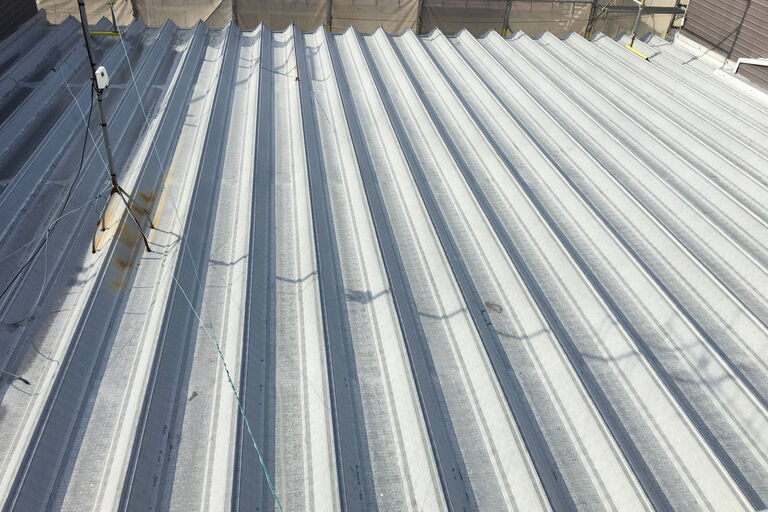 郡山市屋根塗装工事施工前