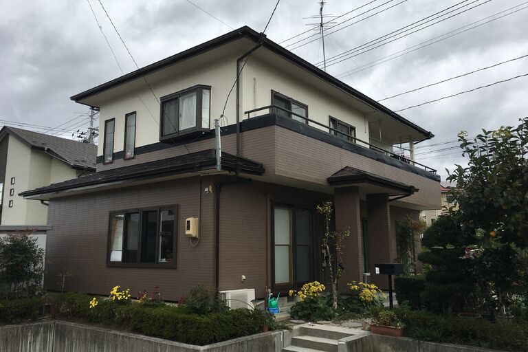 郡山市外壁塗装ビフォーアフター