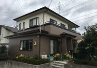 郡山市外壁塗装工事住宅ビフォーアフター外観