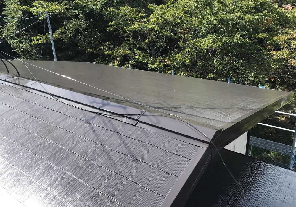 郡山市　屋根塗装工事