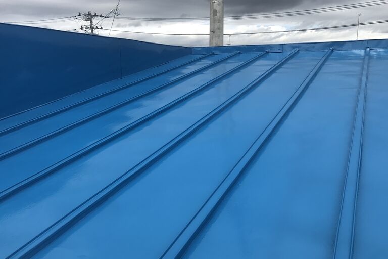 郡山市屋根塗装工事施工完了