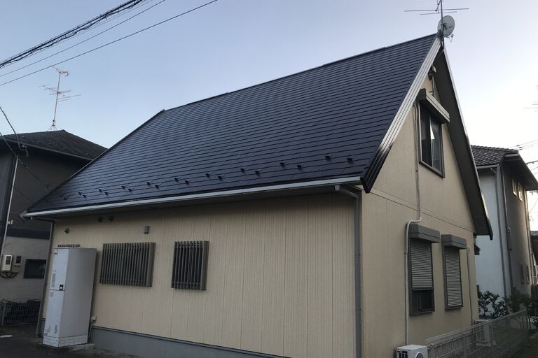 郡山市コロニアル屋根塗装工事施工後